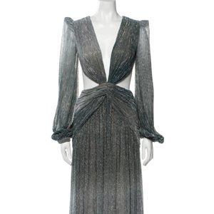 PATBO Ombre Lurex Cutout Long Dress w/ Tags